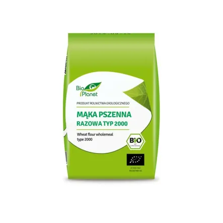 Mąka Pszenna Razowa Typ 2000 Bio 1 Kg-Bio Planet