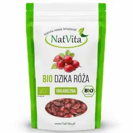 Dzika Róża Owoc Suszony Bio 450 g - Natvita