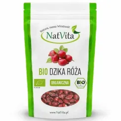 Dzika Róża Owoc Suszony Bio 450 g - Natvita