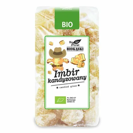 Imbir Kandyzowany Bio 400 G - Bio Planet