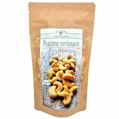 Prażone Nerkowce z Solą Kłodawską 100 g - Pięć Przemian