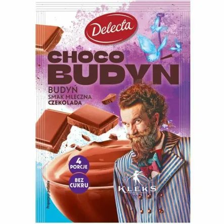 Choco Budyń o Smaku Mlecznej Czekolady 42 g - Delecta