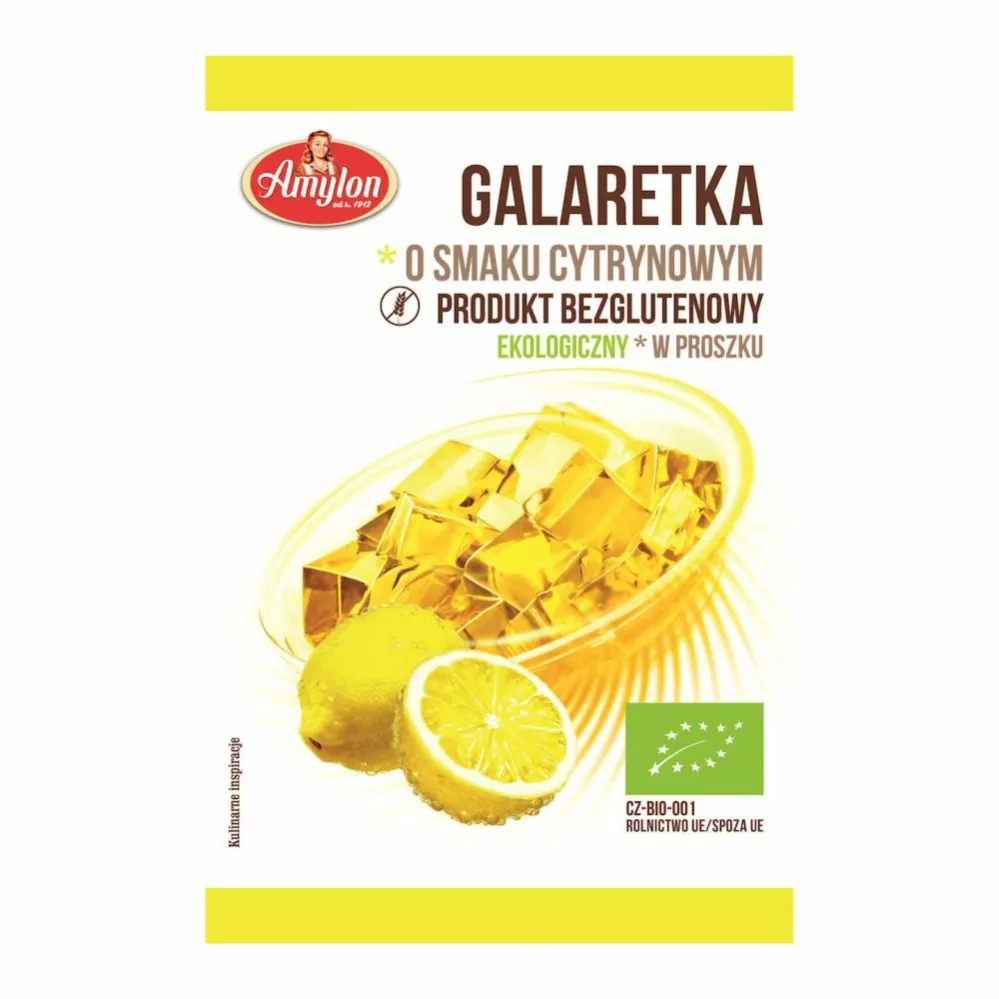 Galaretka O Smaku Cytrynowym Bio 40 g Amylon