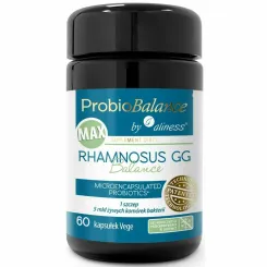 ProbioBalance MAX Rhamnosus GG Balance 5 mld. Żywych Komórek Bakterii 60 Kapsułek Vege - Aliness