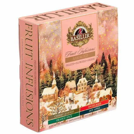 Zestaw Herbatek Owocowych CHRISTMAS FRUIT INFUSIONS 72 g (40 x 1,8 g) - Basilur