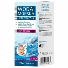 Woda Morska Hipertoniczna Sea Water Hypertonic 30 ml - Starpharma