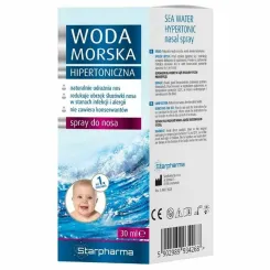 Woda Morska Hipertoniczna Sea Water Hypertonic 30 ml - Starpharma