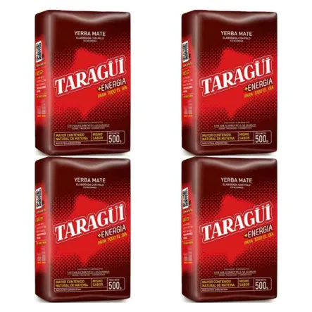4 x Yerba Mate Taragui Energia 500 g