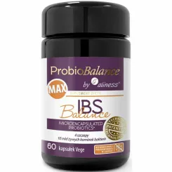 ProbioBalance MAX IBS Balance 10 mld. Żywych Komórek Bakterii 60 Kapsułek - Aliness