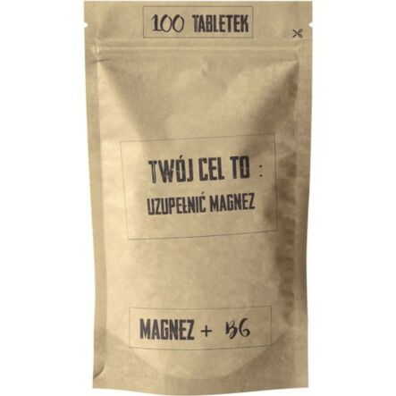 Twój Cel To: Uzupełnić Magnez (Magnez plus B6) 100 Tabletek 96,7 g - Simple Day
