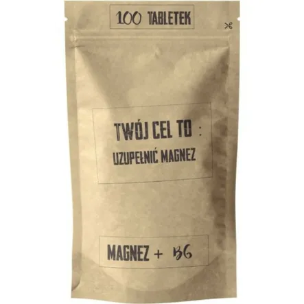 Twój Cel To: Uzupełnić Magnez (Magnez plus B6) 100 Tabletek 96,7 g - Simple Day 