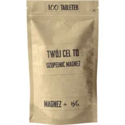 Twój Cel To: Uzupełnić Magnez (Magnez plus B6) 100 Tabletek 96,7 g - Simple Day 