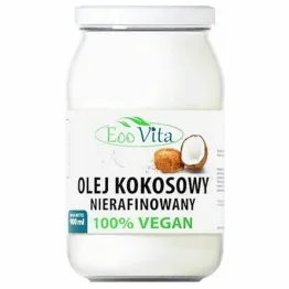 Olej Kokosowy Nierafinowany 900 ml - EOOVITA