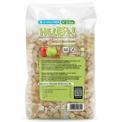 Płatki Jabłko and  Cynamon Bezglutenowe Bez Dodatku Cukru 180 g - Heloł!