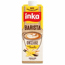 Napój Owsiany Barista o Smaku Waniliowym Bez Dodatku Cukru 1 l - Inka