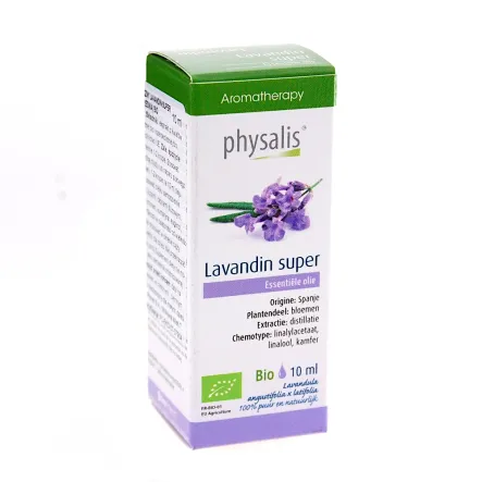 Olejek Eteryczny Lavandin Super Lawenda Pośrednia Bio 10 ml Physalis