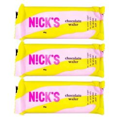 3 x Wafelek Czekoladowy w Czekoladzie Mlecznej Bezglutenowy Bez Dodatku Cukru 35 g - N!CK'S