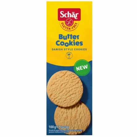 Ciastka Maślane Bezglutenowe 100 g (3x 33 g) - Schar