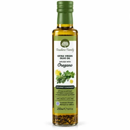 Oliwa z Oliwek Extra Virgin z Oregano 250 ml - Tsouderos Family
