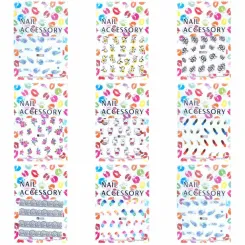Naklejki Wodne na Paznokcie 1 Sztuka - Wzór Wysyłany Losowo