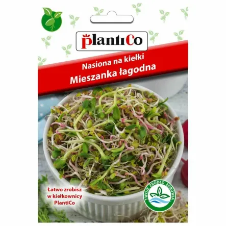 Nasiona na Kiełki Mieszanka Łagodna 25 g - Plantico