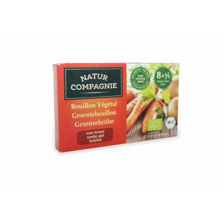 Kostki Warzywne Bez Drożdży Bio 80 G - Natur Compagnie
