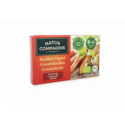 Kostki Warzywne Bez Drożdży Bio 80 G - Natur Compagnie