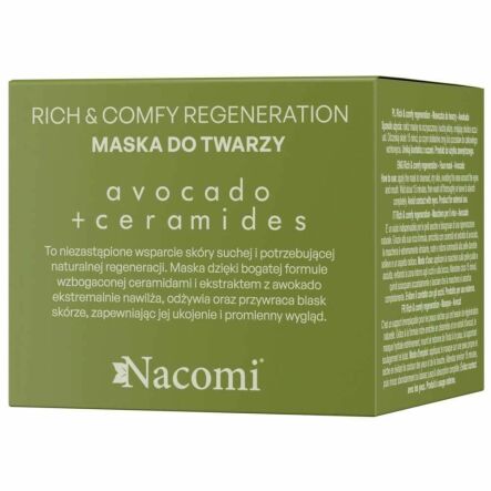 Maseczka Do Twarzy Rich & Comfy Regeneration 40 ml - Nacomi