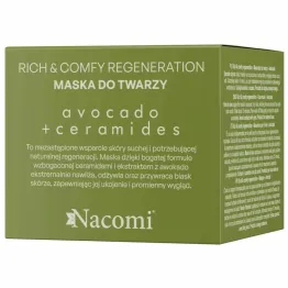 Maseczka Do Twarzy Rich and  Comfy Regeneration 40 ml - Nacomi (data: 30.11.2025)