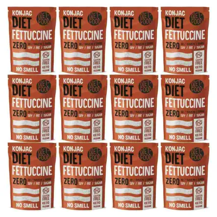 12 x Makaron Konjac Fettuccine 200 g - Diet Food