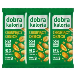 3 x Baton Chrupiący Orzech 35 g - Dobra Kaloria