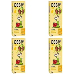 4 x Przekąska Jabłko - Gruszka 30 g Bob Snail