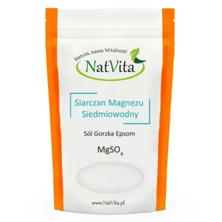 Siarczan Magnezu Siedmiowodny (Sól Gorzka Epsom) 1,2 kg - Natvita