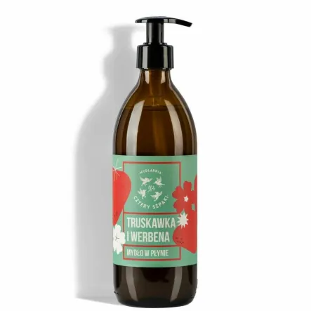 Mydło w Płynie Truskawka i Werbena 500 ml - 4 Szpaki - Wyprzedaż
