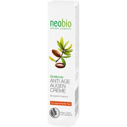 Krem Pod Oczy z Olejkiem Arganowym i Kwasem Hialuronowym Eko 15ml Neobio