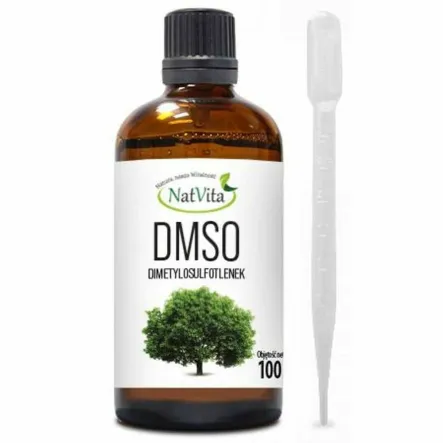 DMSO Dimetylosulfotlenek 99,9% 100 ml - Natvita