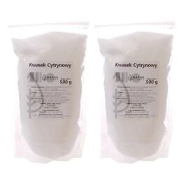 2 x Kwasek Cytrynowy Proszek 500 g - Natur Planet