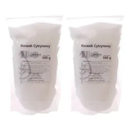 2 x Kwasek Cytrynowy Proszek 500 g - Natur Planet