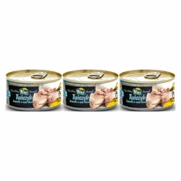 3 x Tuńczyk Kawałki w Sosie Własnym 170 g (120 g) - Kier
