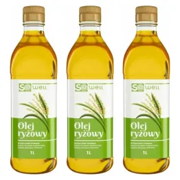 3 x Olej Ryżowy Rafinowany 1 l - Sowell