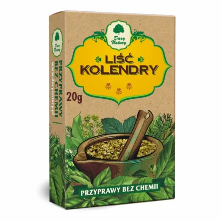 Kolendra Liść 20 g Dary Natury