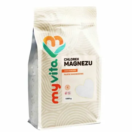 Chlorek Magnezu Sześciowodny Płatki 1 kg - MyVita
