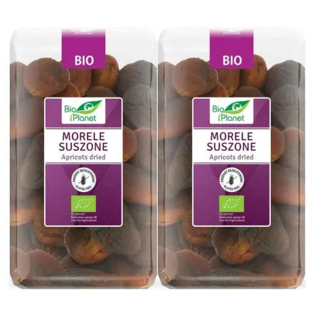 Morele Suszone Bezglutenowe Bio 2 kg (2 x 1 kg) - Bio Planet