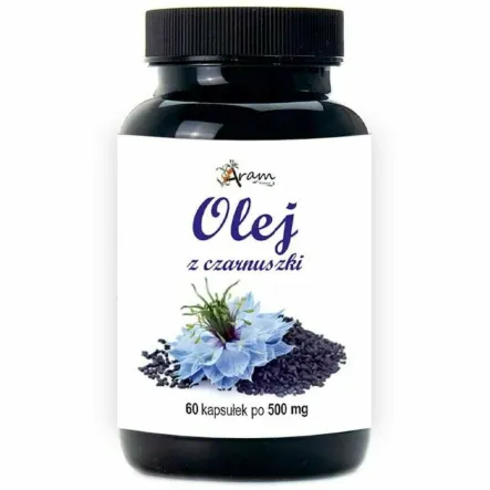 Olej z Czarnuszki 60 Kapsułek - Aram Natura