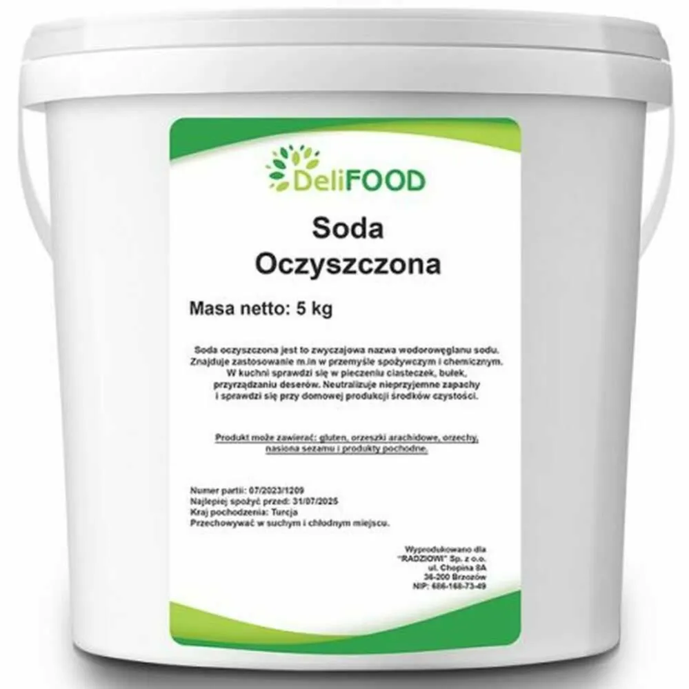 Soda Oczyszczona 5 kg - DeliFood