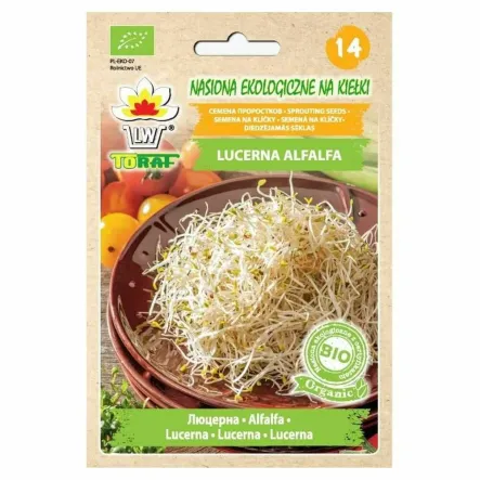 BIO Nasiona na Kiełki Lucerna ALFALFA 20 g - Toraf
