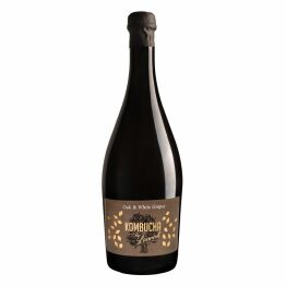 Kombucha Szampańska na Płatkach Dębu o Smaku Białych Winogron Bio 750 ml - Kombucha by Laurent
