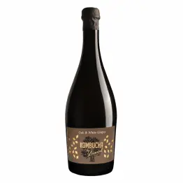 Kombucha Szampańska na Płatkach Dębu o Smaku Białych Winogron Bio 750 ml - Kombucha by Laurent