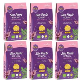 6 x Makaron Konjac Tagliatelle Bezglutenowy Bio 270 g (200 g) - SLIM PASTA