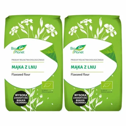 2 x Mąka z Lnu Bio 400 g - Bio Planet